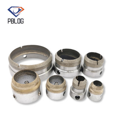 PBLOG 청동 sintered 밀링 도구 유리 굴착 칸막이 장갑 다이아몬드 홀 칸막이 장갑