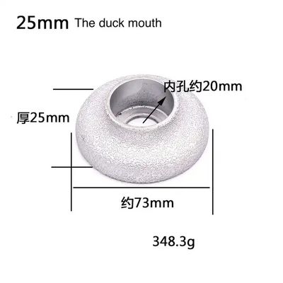 작은 전착 그라인딩 휠 은 전기 연삭용 휠 50 밀리미터
