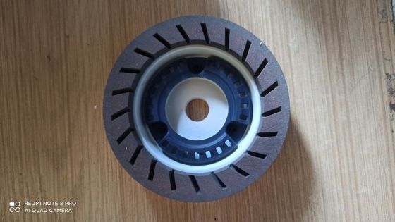 150mm 樹脂 바퀴 고 날카성 굽기 기기 240 그릿 흰색 갈색 컵 바퀴