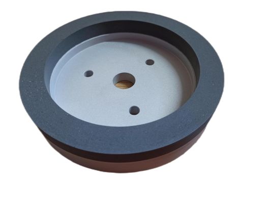 밝기 175mm 유리 밀링을위한 검은 녹색 樹脂 컵 바퀴